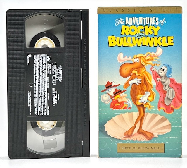 Adventures of Rocky and Bullwinkle VHS Lot Complete 1-8 Buena Vista Boxed Set