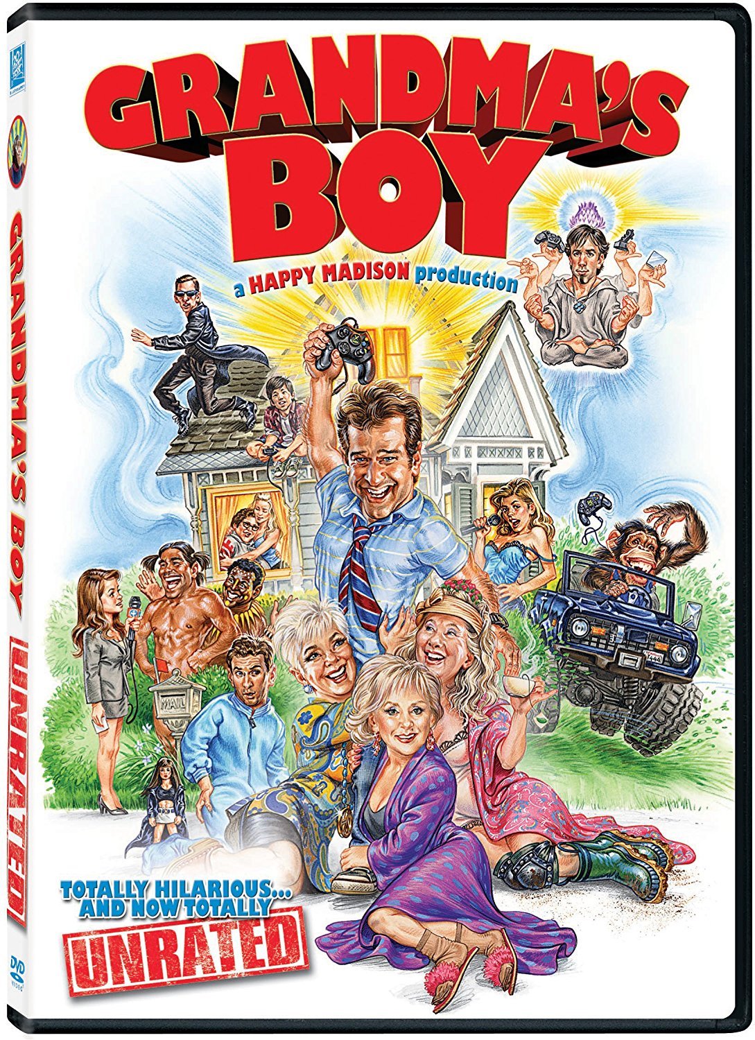 Grandmas Boy DVD 2006 Unrated) Allen Covert Linda Cardellini Shirley Jones MOVIE