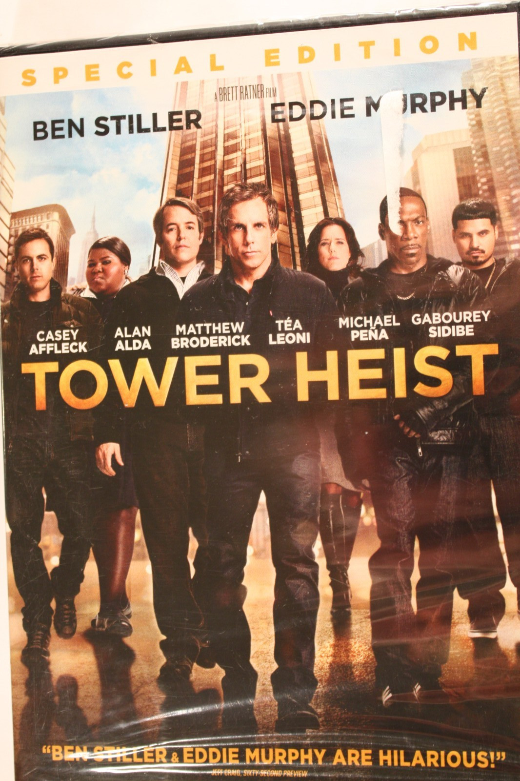 TOWER HEIST (DVD Widescreen) BEN STILLER-EDDIE MURPHY -Comedy! Brand New/Wrapped