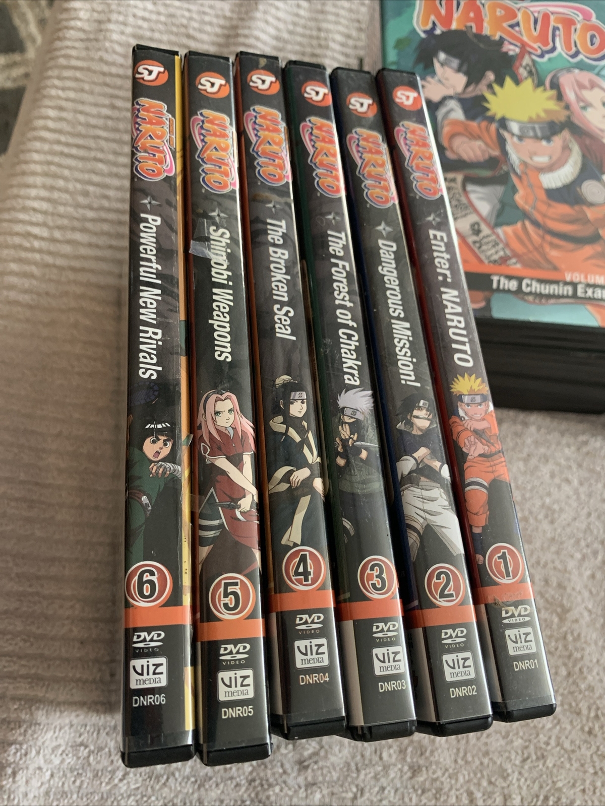 NARUTO Shonen Jump Set DVD’s 1-23 Missing 17 & 18
