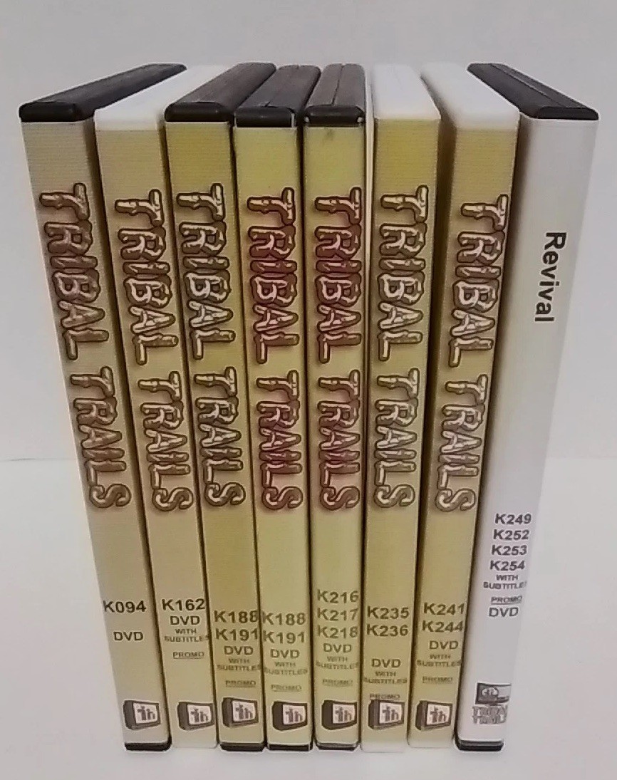SUPER RARE Tribal Trails Dvds, Lot Of 8, Canadian Indigenous Spiritual Show