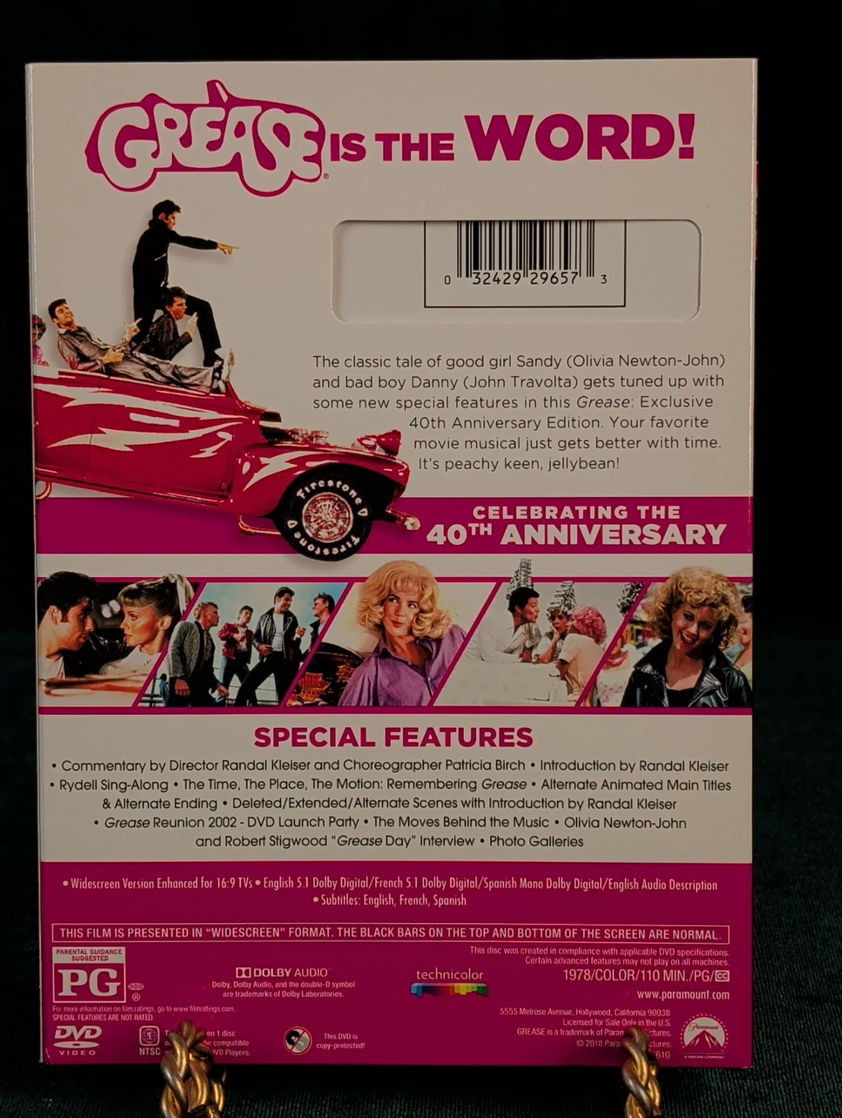 Grease (2018) Widescreen DVD VG++ John Travolta Free Shipping Comedy