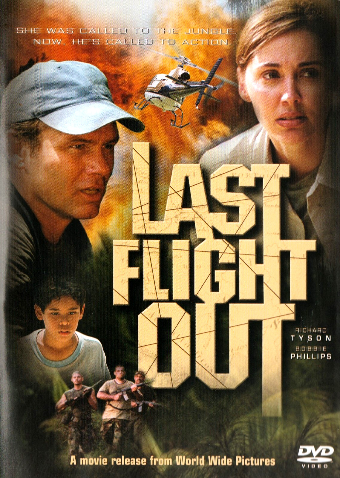 Last Flight Out – Richard Tyson, Bobbie Phillips (2003 DVD NR) V.G. Condition