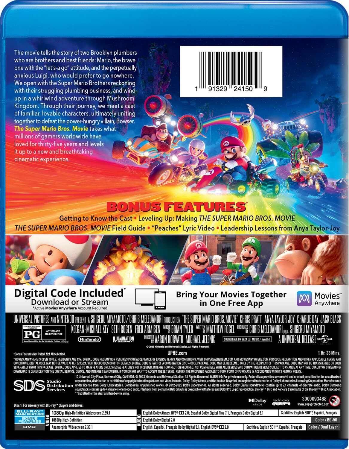 The Super Mario Bros. Movie – Power up Edition Blu-Ray + DVD + Digital