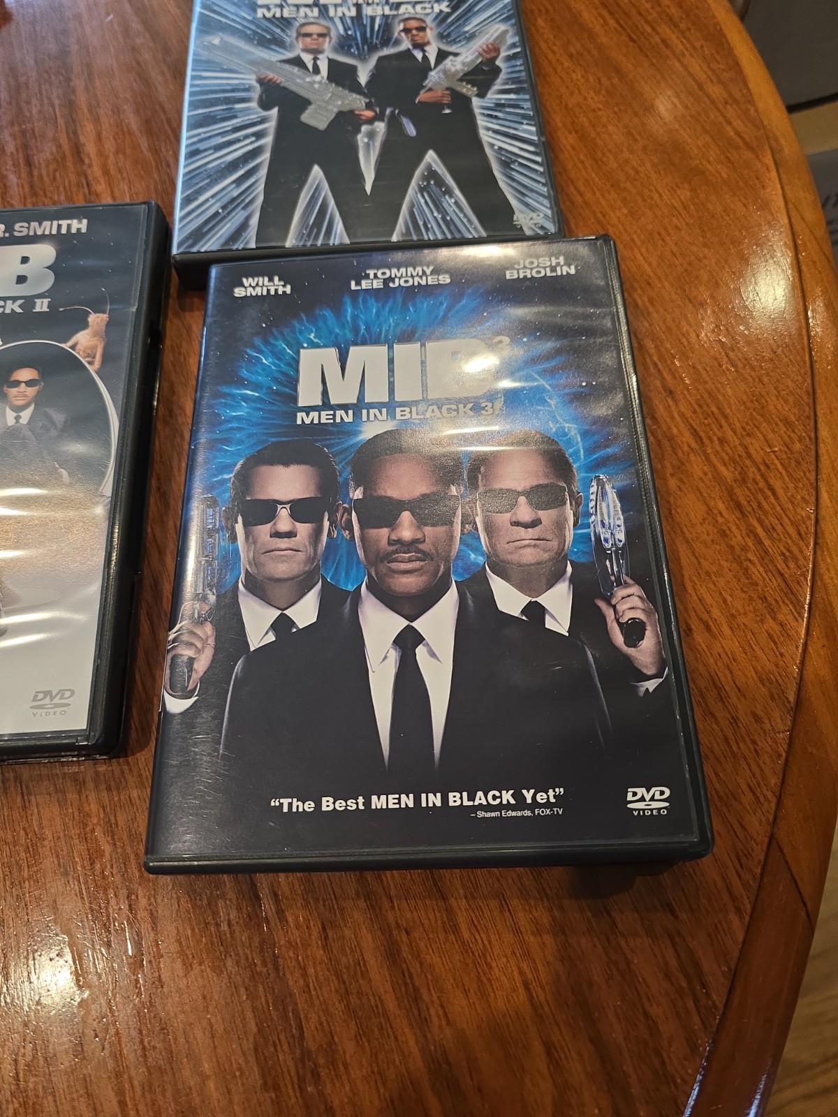 Set Of 3 DVD Men in Black Men in Black 2 Men in Black 3 Like New