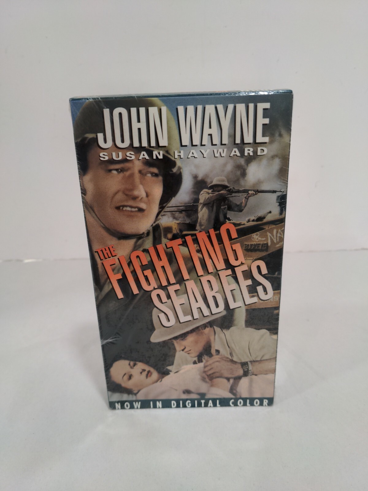 The Fighting Seabees (VHS, 1994, Colorized Version) New Sealed