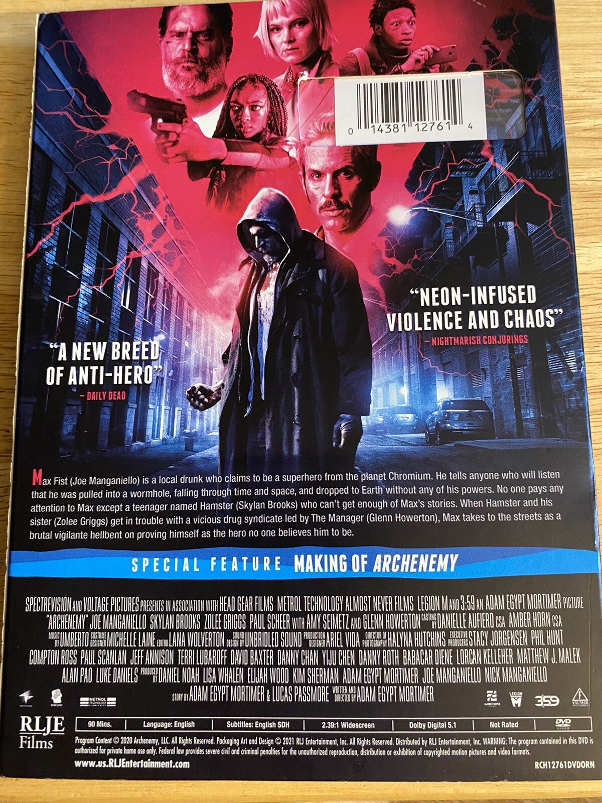 Archenemy (DVD) BRAND NEW Joe Manganiello Glenn Howerton SEALED Antihero