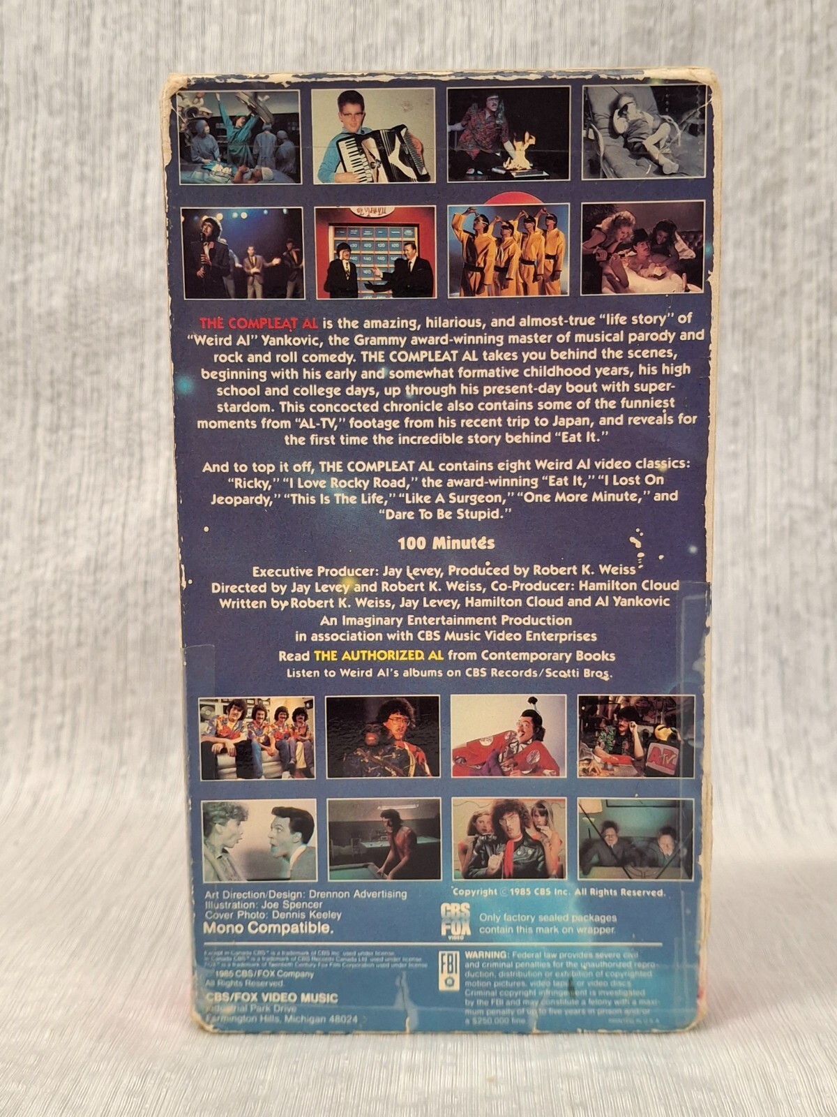 Weird Al Yankovic – The Compleat Al – VHS Movie (1985) A