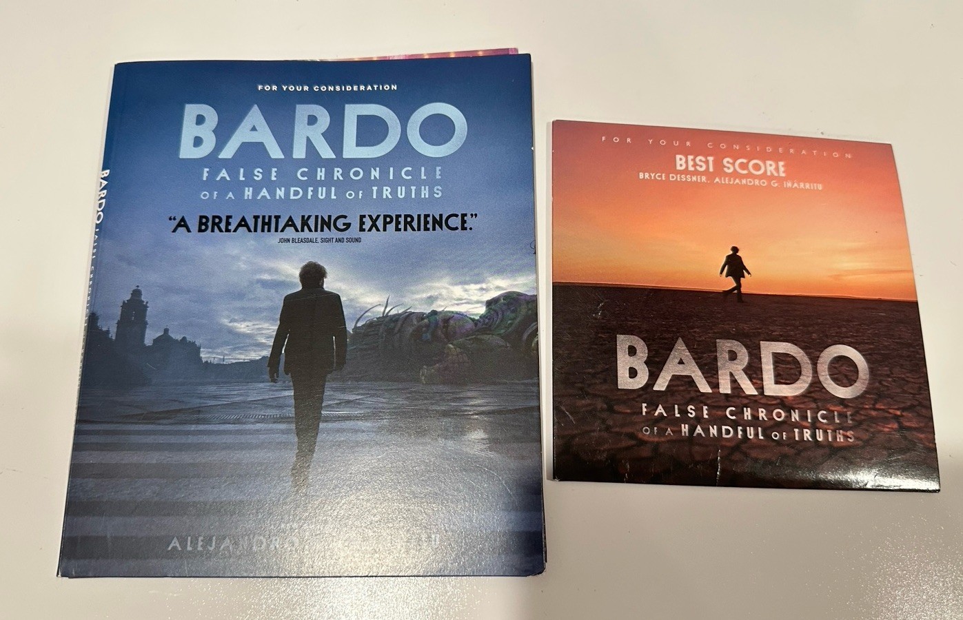 Bardo False Chronicle FYC Blu Ray & Original Score Soundtrack CD Netflix