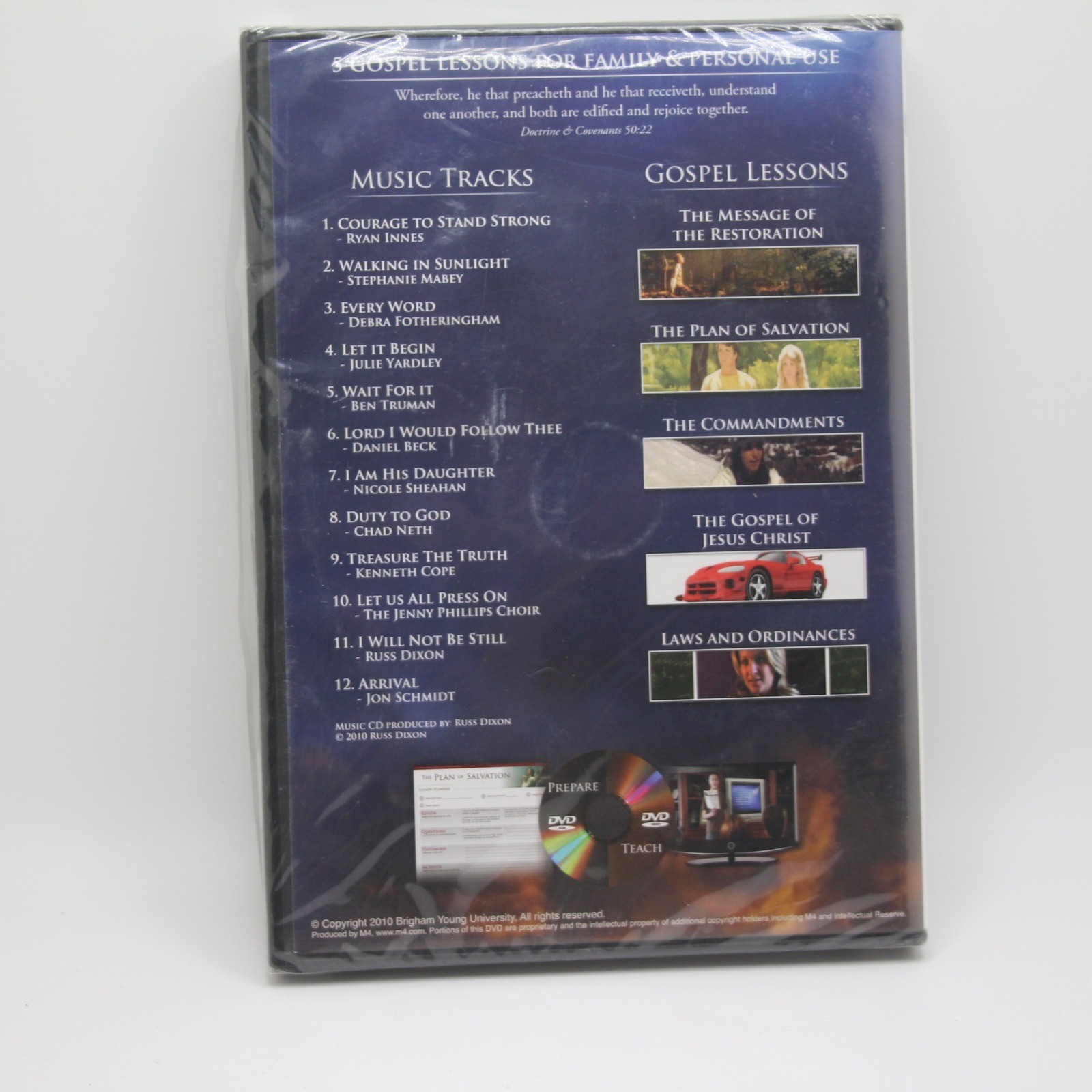 EFY Gospel Lessons Courage to Stand Strong BYU Family Personal Use DVD