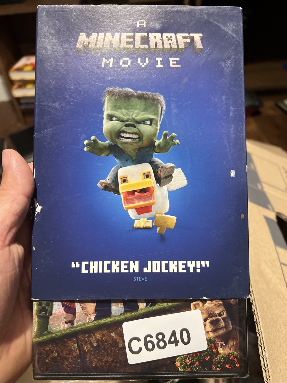 A MINECRAFT MOVIE (DVD) Jason Momoa, Jack Black, + Slipcover