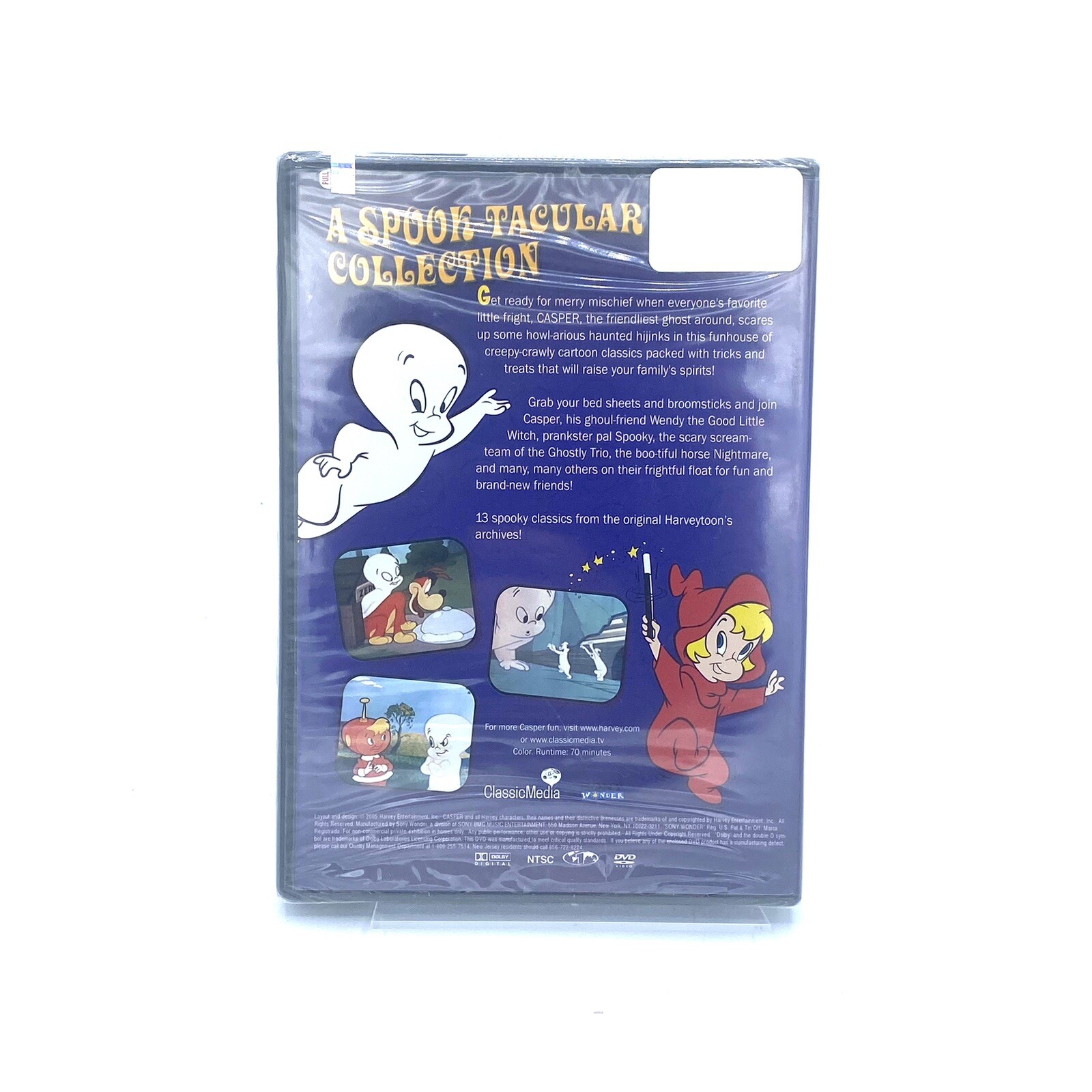 Casper’s Spookiest Tales – 13 Spooky Stories – New, Sealed DVD