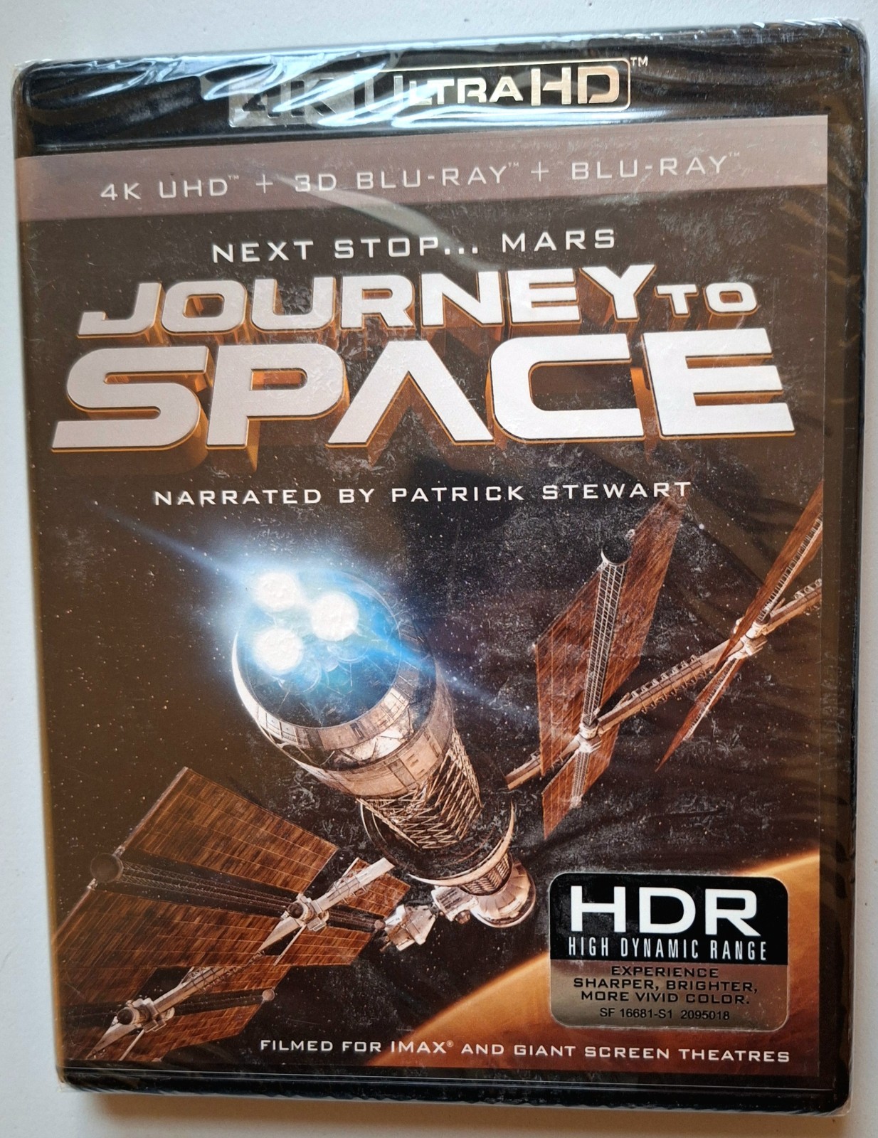 Journey to Space 4K UHD Blu-ray With Blu-Ray 3-D Widescreen IMAX BRAND NEW