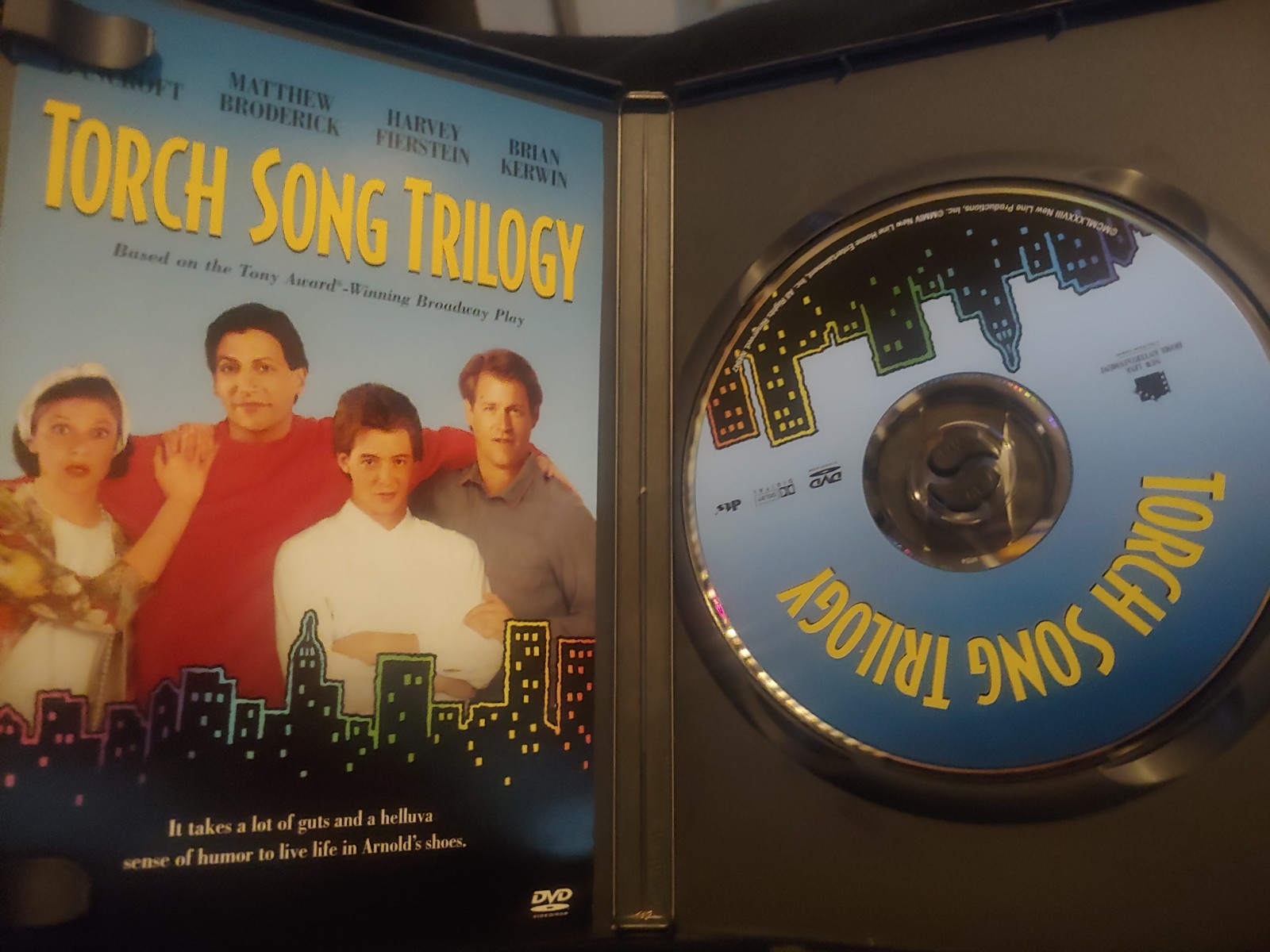 2 used Matthew Broderick DVDs – Torch Song Trilogy, Biloxi Blues – Anne Bancroft
