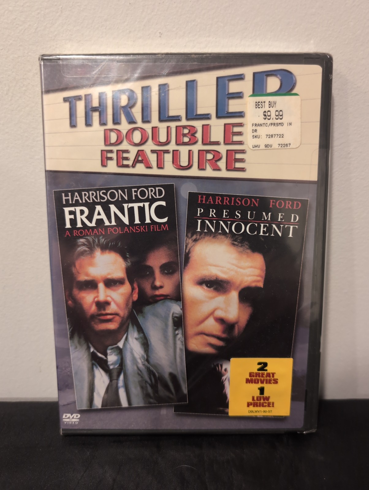 Thriller Double Feature – Frantic & Presumed Innocent Harrison Ford Sealed New