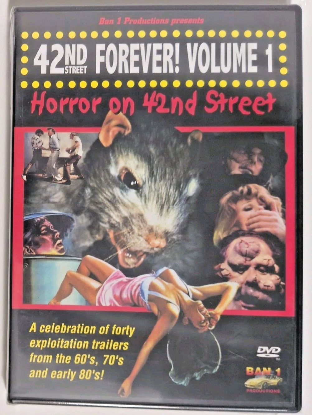 42nd Street Forever! DVD SEALED Ban 1 Synapse Trailers Grindhouse Horror on St