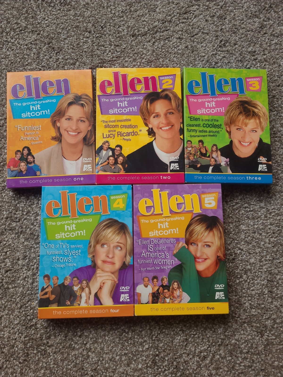Ellen The Hit Sitcom! Complete Series Season 1-5 DVD 1,2,3,4,5 1994-1998
