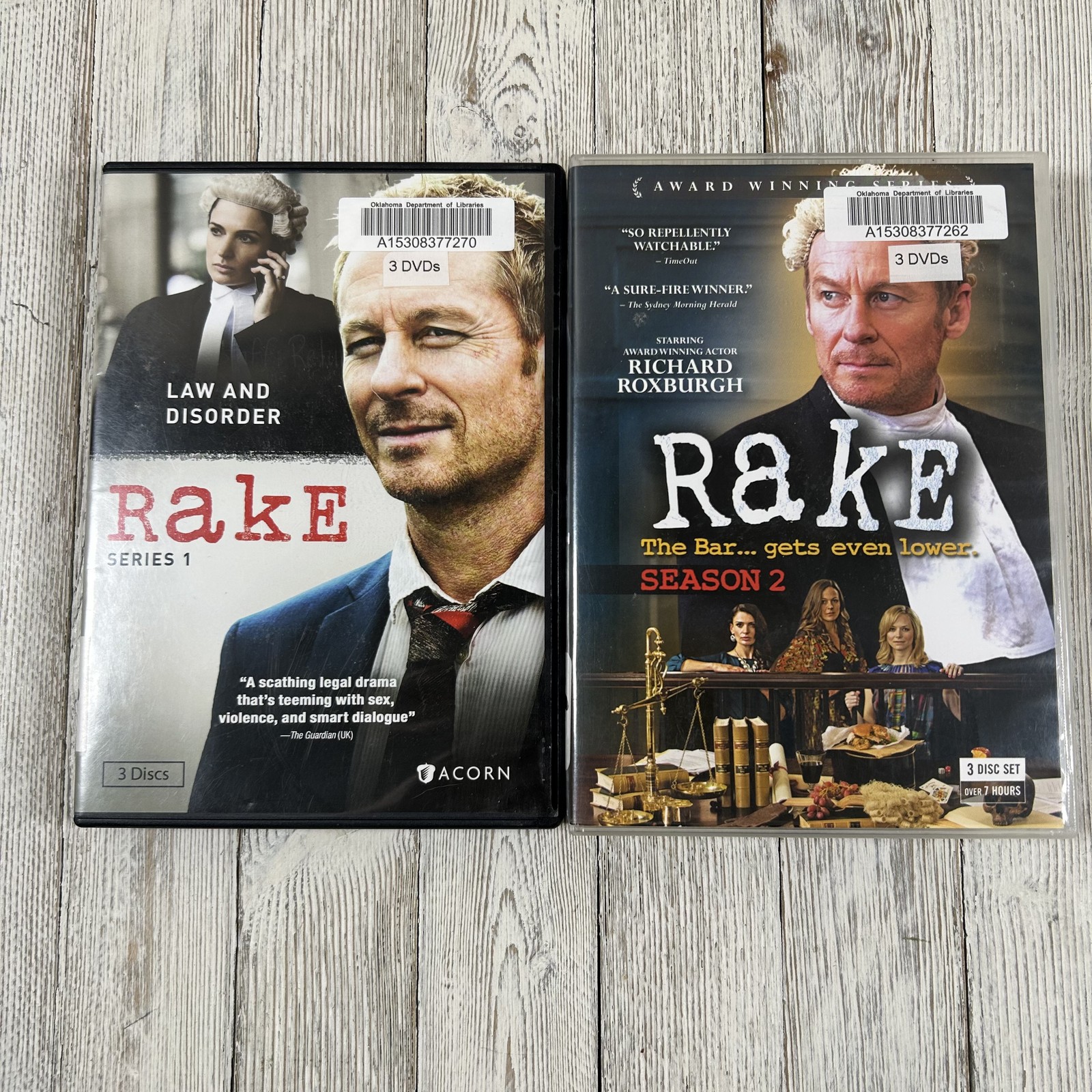 Rake Series 1 and Season 2 DVD Set – Richard Roxburgh Australian Legal Drama