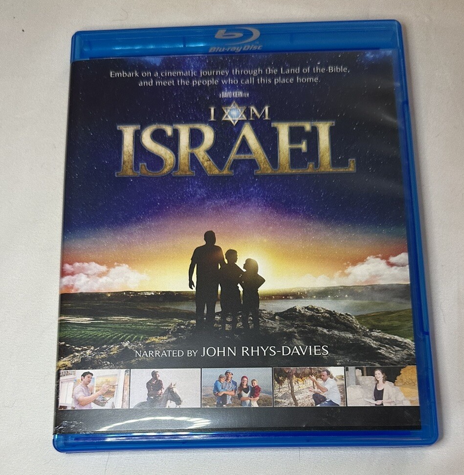 I Am Israel (2017, Blu-Ray) Narrated by John Rhys-Davies, David Kiern Film