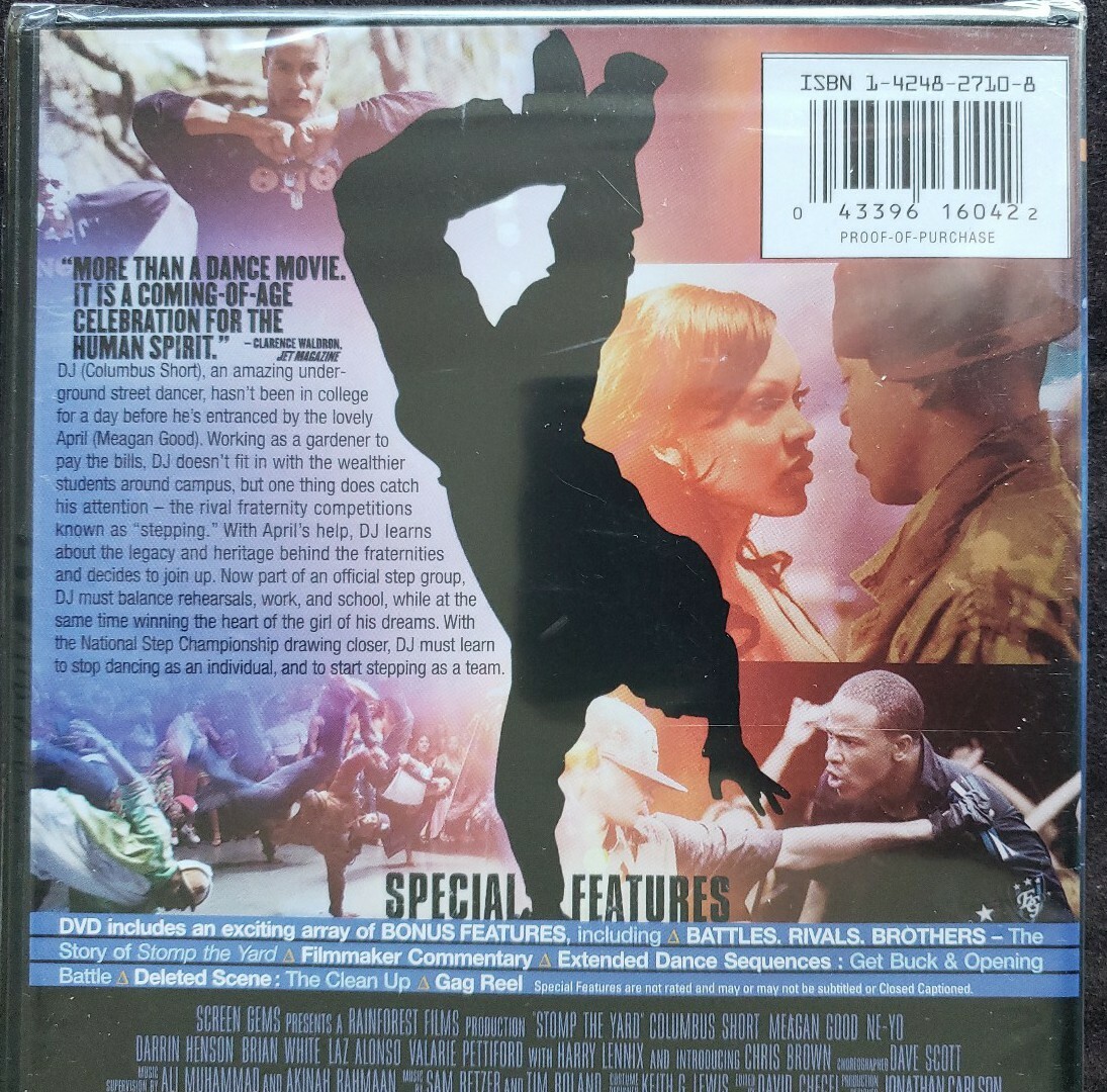 Stomp The Yard (DVD, 2007, Widescreen) Brand New Factory Sealed 100% Guaranteed