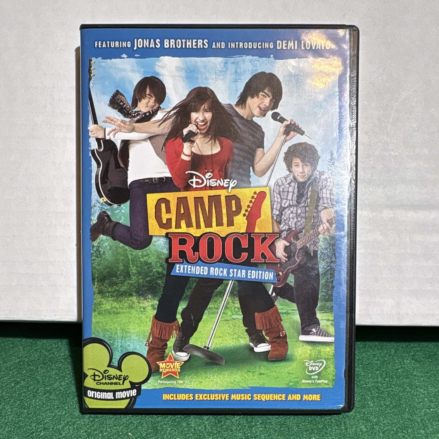 Walt Disney Camp Rock Extended Rock Star Edition DVD G 2008 Family 98min NTSC