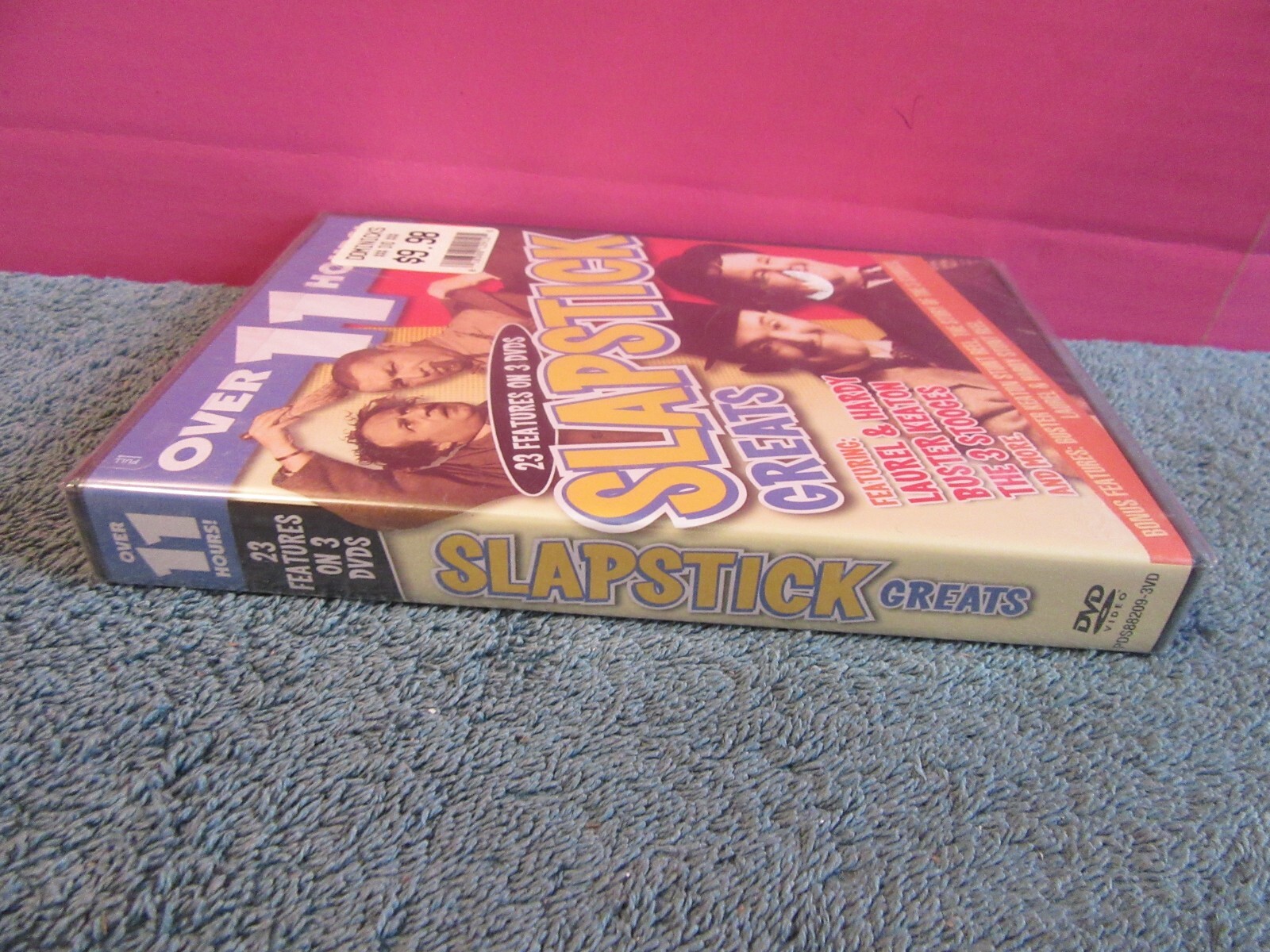 Slapstick greats 23 episodes COMEDY 3 dvd box set NEW 11 hours 3 stooges keaton