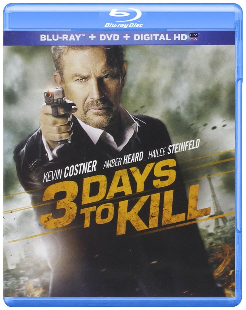 3 Days To Kill [Blu-ray and Digital HD] – Blu-ray – New