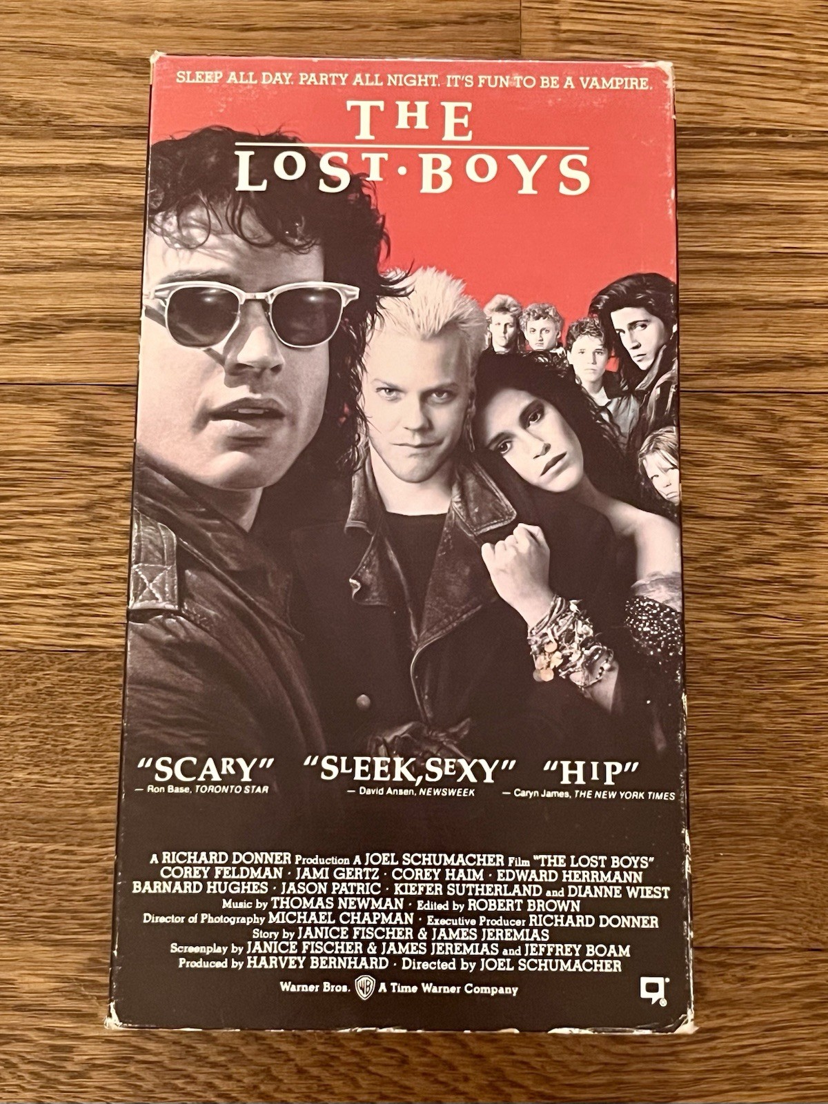 The Lost Boys 1991 Green Stripe VHS Horror Warner Bros Cory Haim