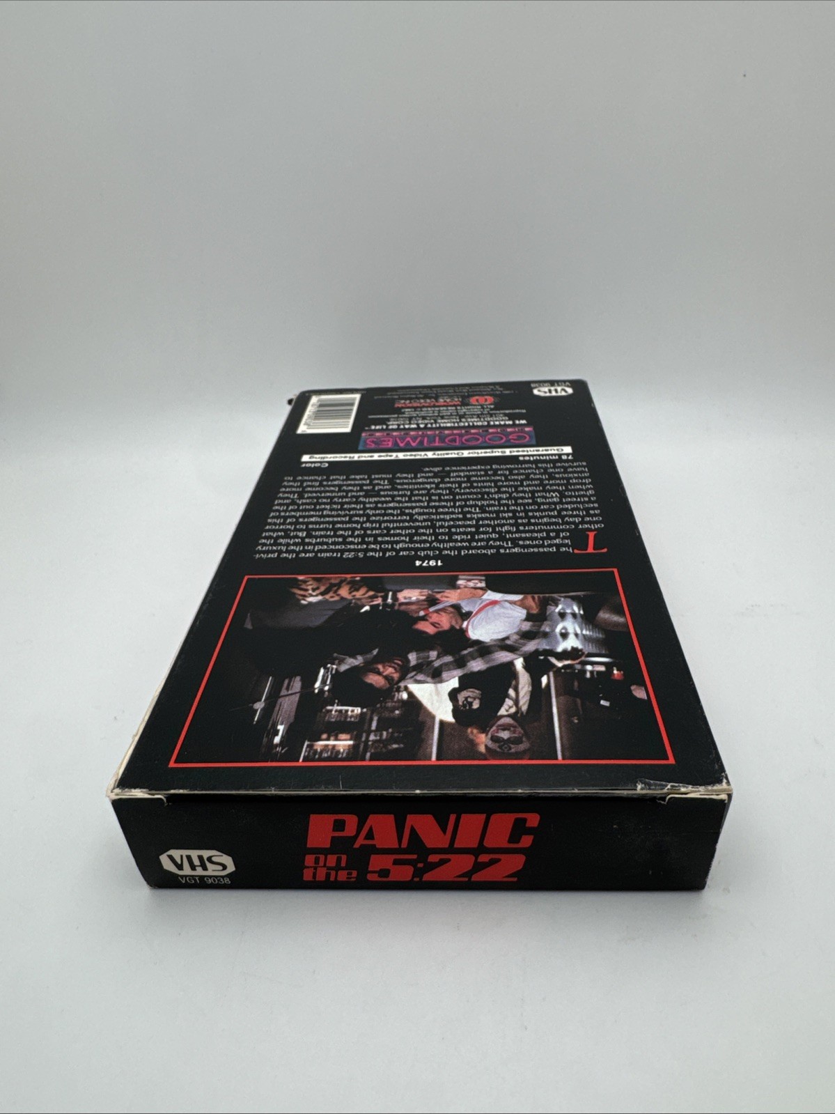 Panic On The 5:22 VHS Horror Vintage 1974 World Vision Home Video OOP Rare HTF
