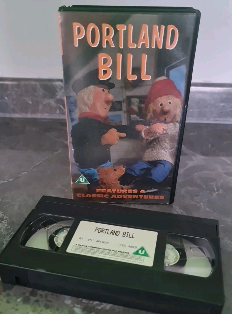 Portland Bill Original Children’s TV VHS Cassette Tape 45 Minutes Of Fun 1983