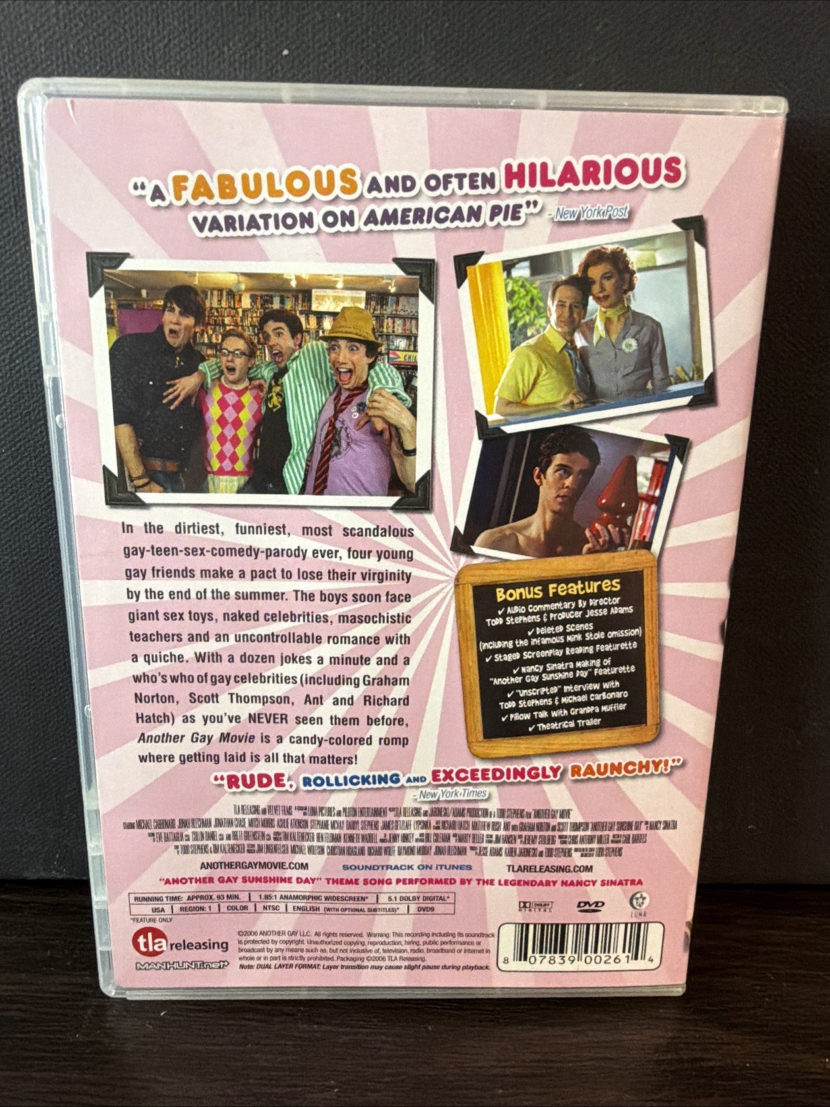 Another Gay Movie (DVD, 2006) Like New Uncut Theatrical Version TLA Releasing