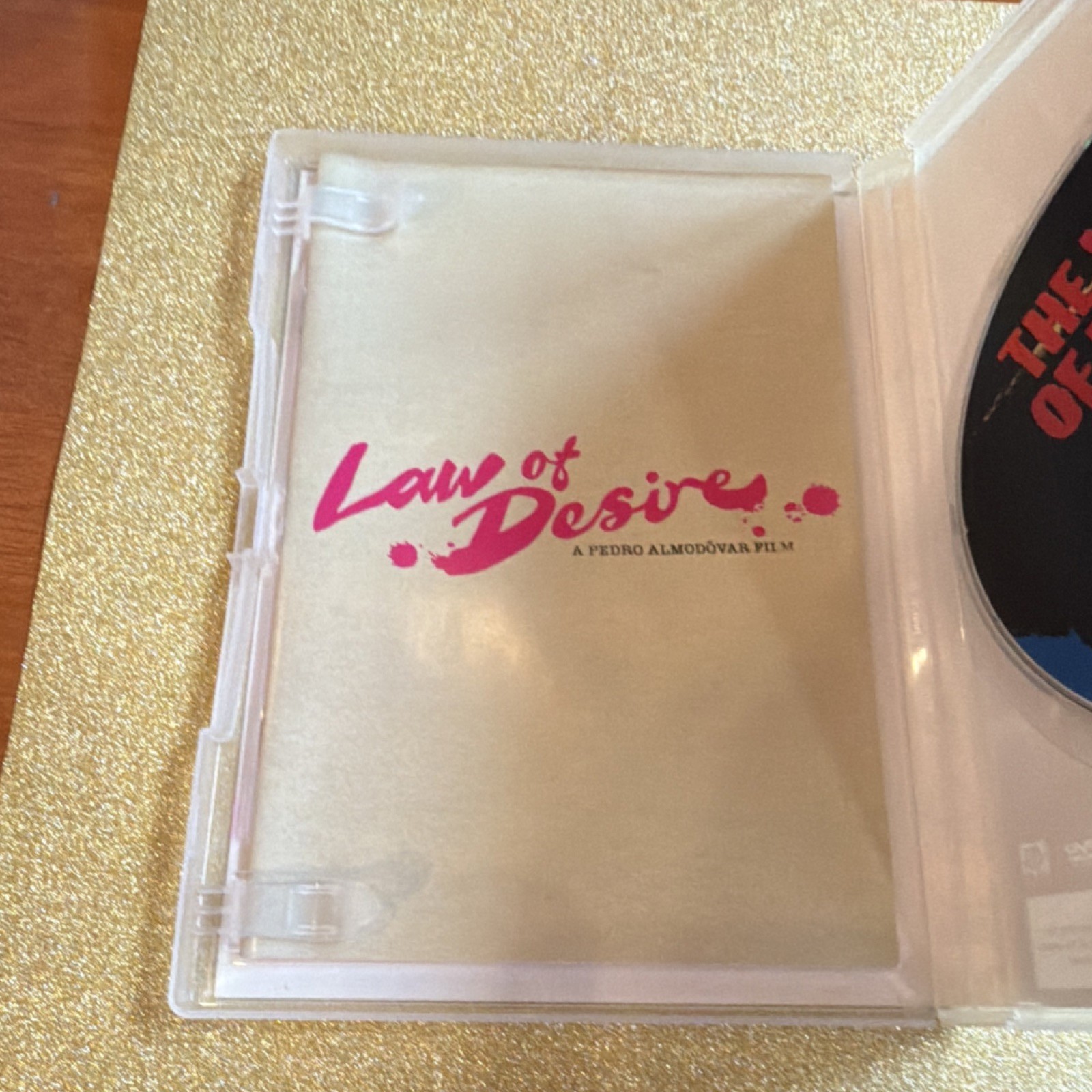 Optimum Releasing: Law of Desire (DVD, 2006) PAL Almodóvar Banderas WITH BOOKLET