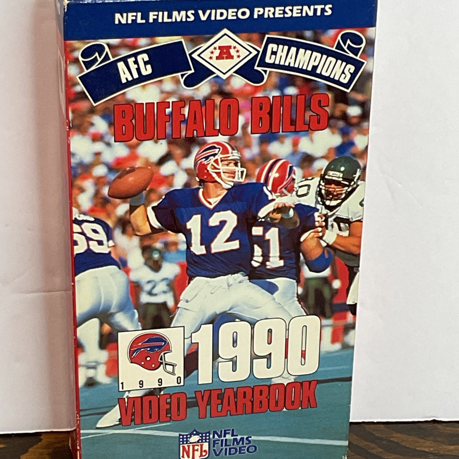 Buffalo Bills VHS 1990 Video Yearbook AFC Champions NFL films 45 Minutes