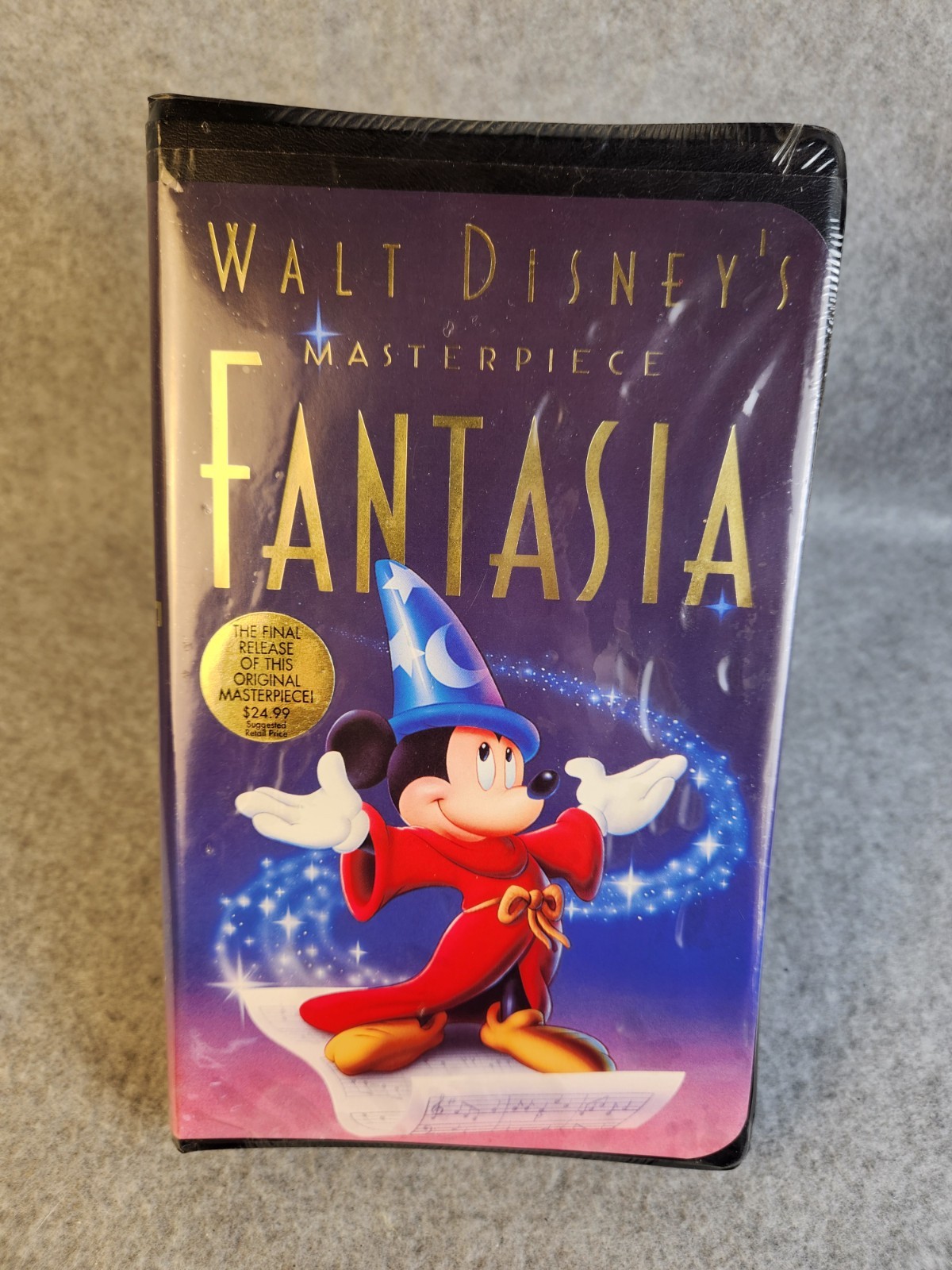 Walt Disney’s Masterpiece Fantasia Betamax (not VHS) Brand New Factory Sealed
