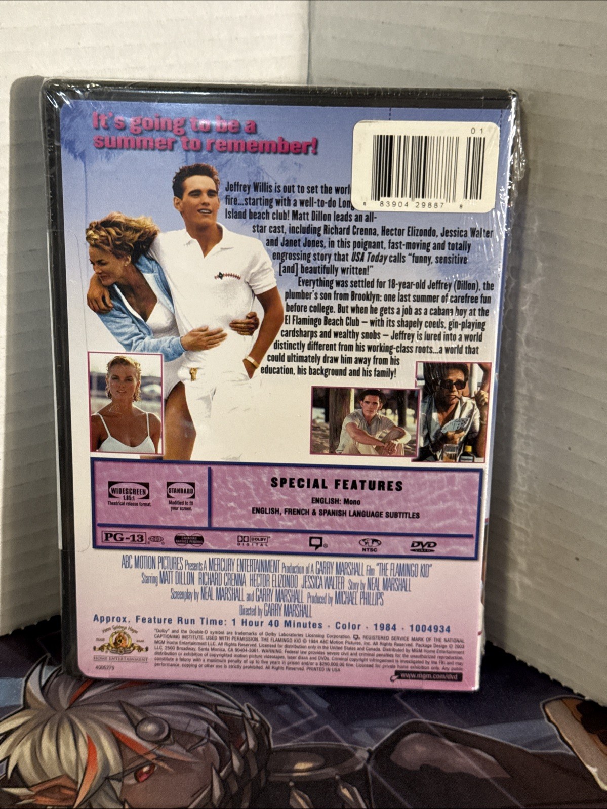 The Flamingo Kid (DVD, 2003) Matt Dillon, Brand New Torn Shrink Wrap