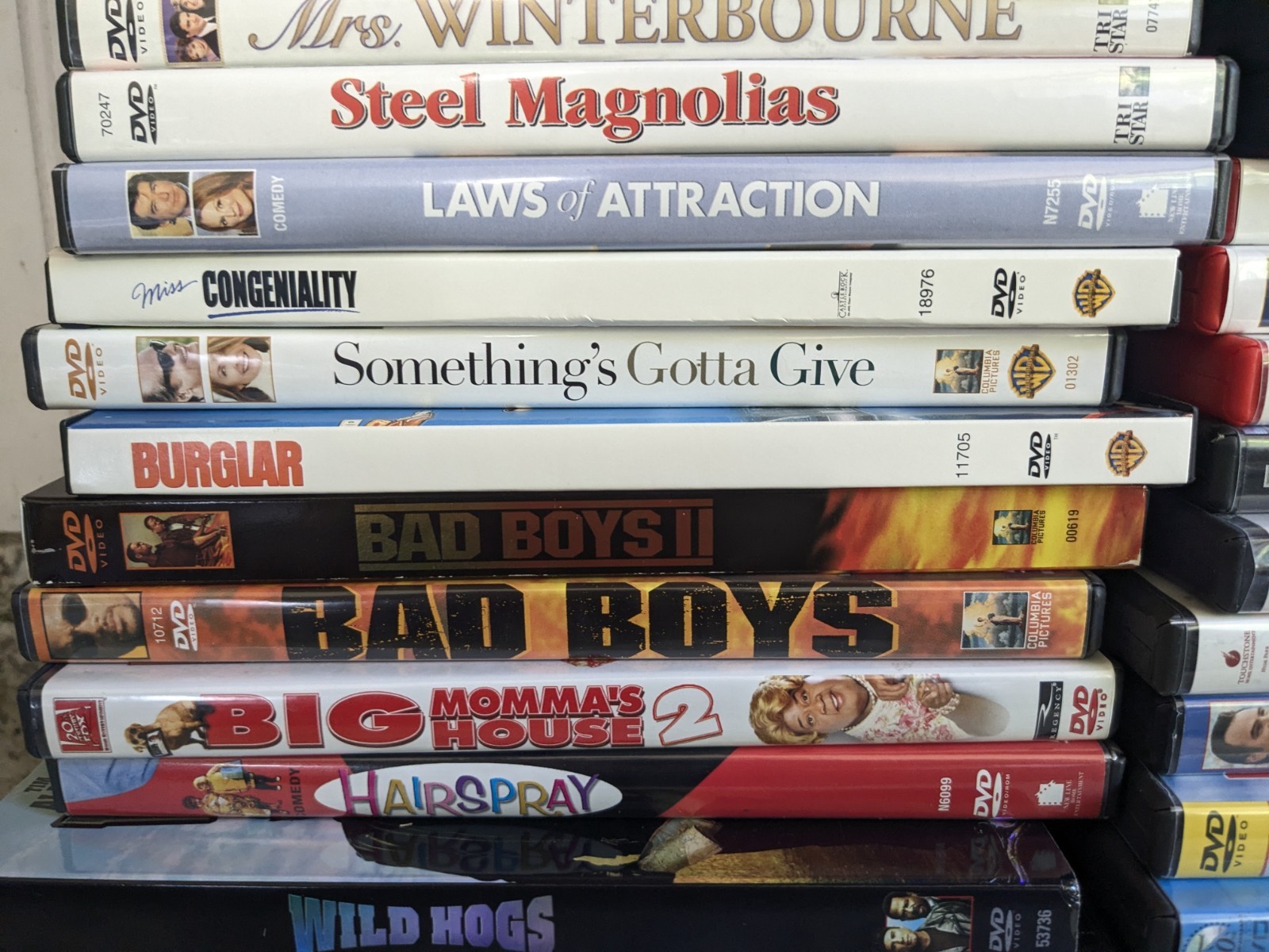 Lot of 46 Comedy DVD Movies: All Original Cases In Very Good/Excellent Condition