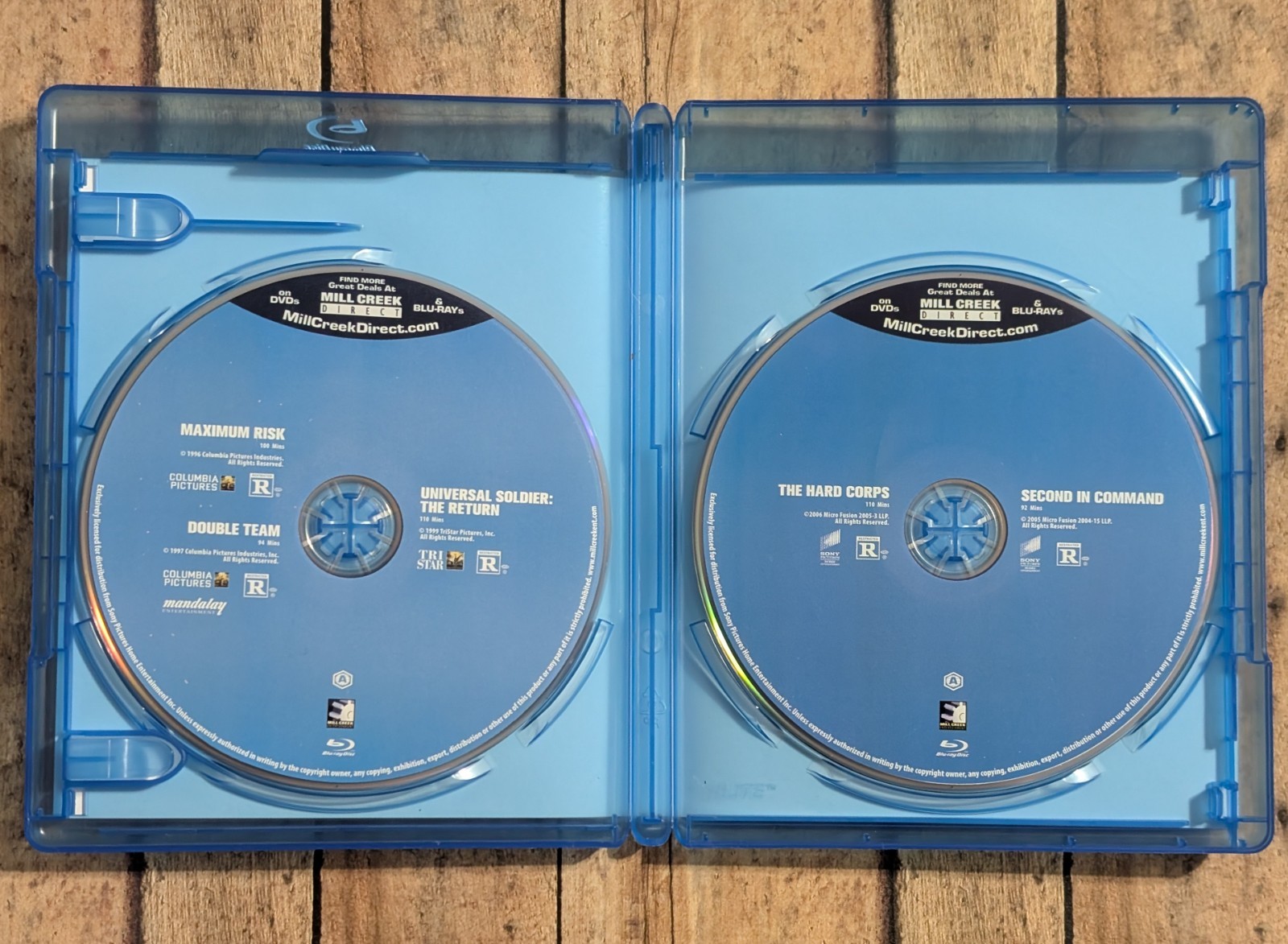 Jean-Claude Van Damme 5 Movie Collection (2016 Blu Ray) Martial Arts Action