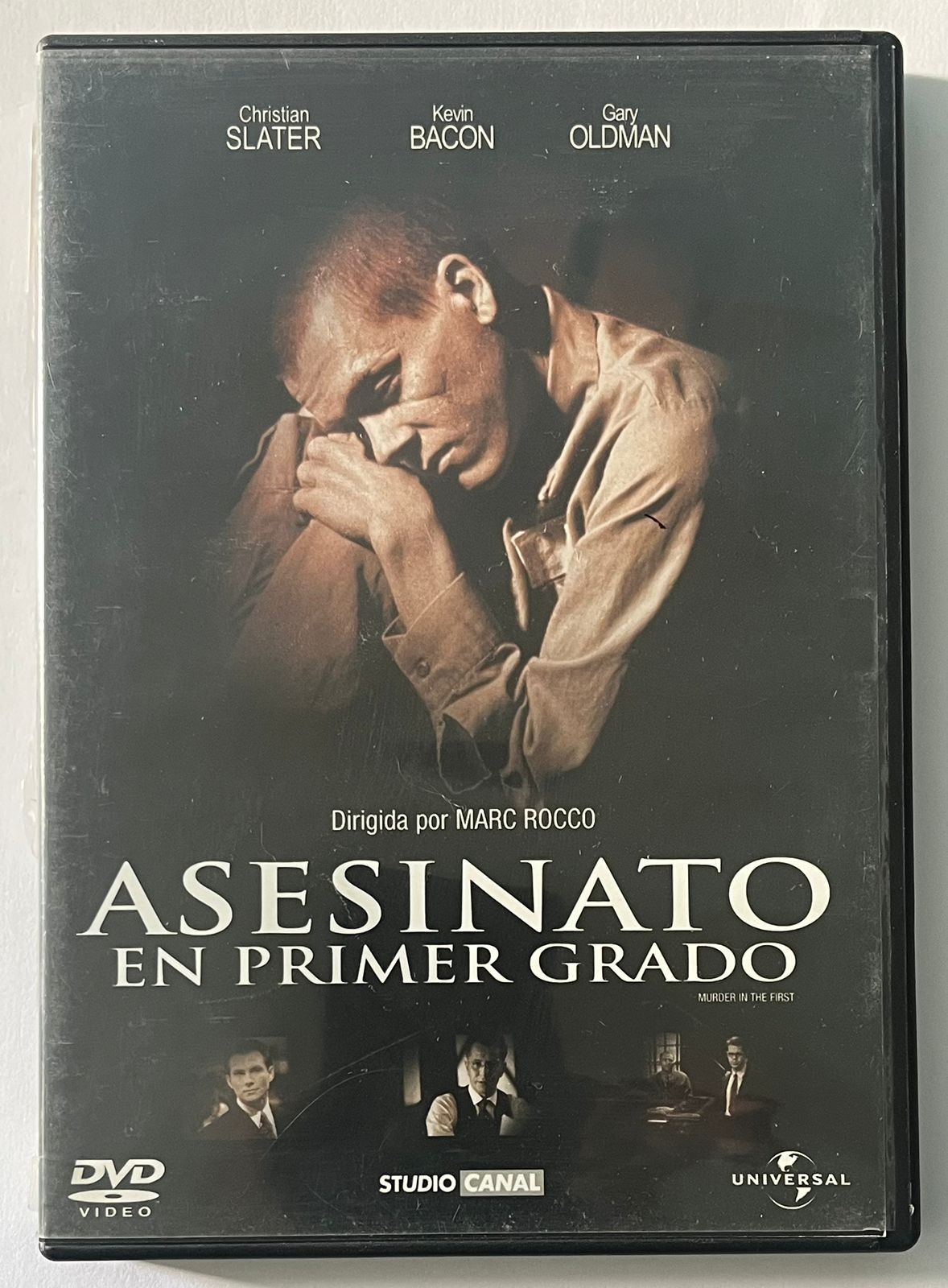 ASESINATO EN PRIMER GRADO. BY MARC ROCCO / CHRISTIAN SLATER, 2006 MEXICAN DVD
