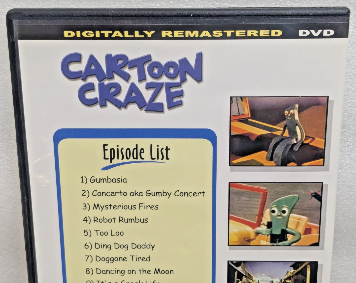 Gumby Gumbasia Cartoon Craze Vol 20 (DVD, 2004, Digiview Productions)