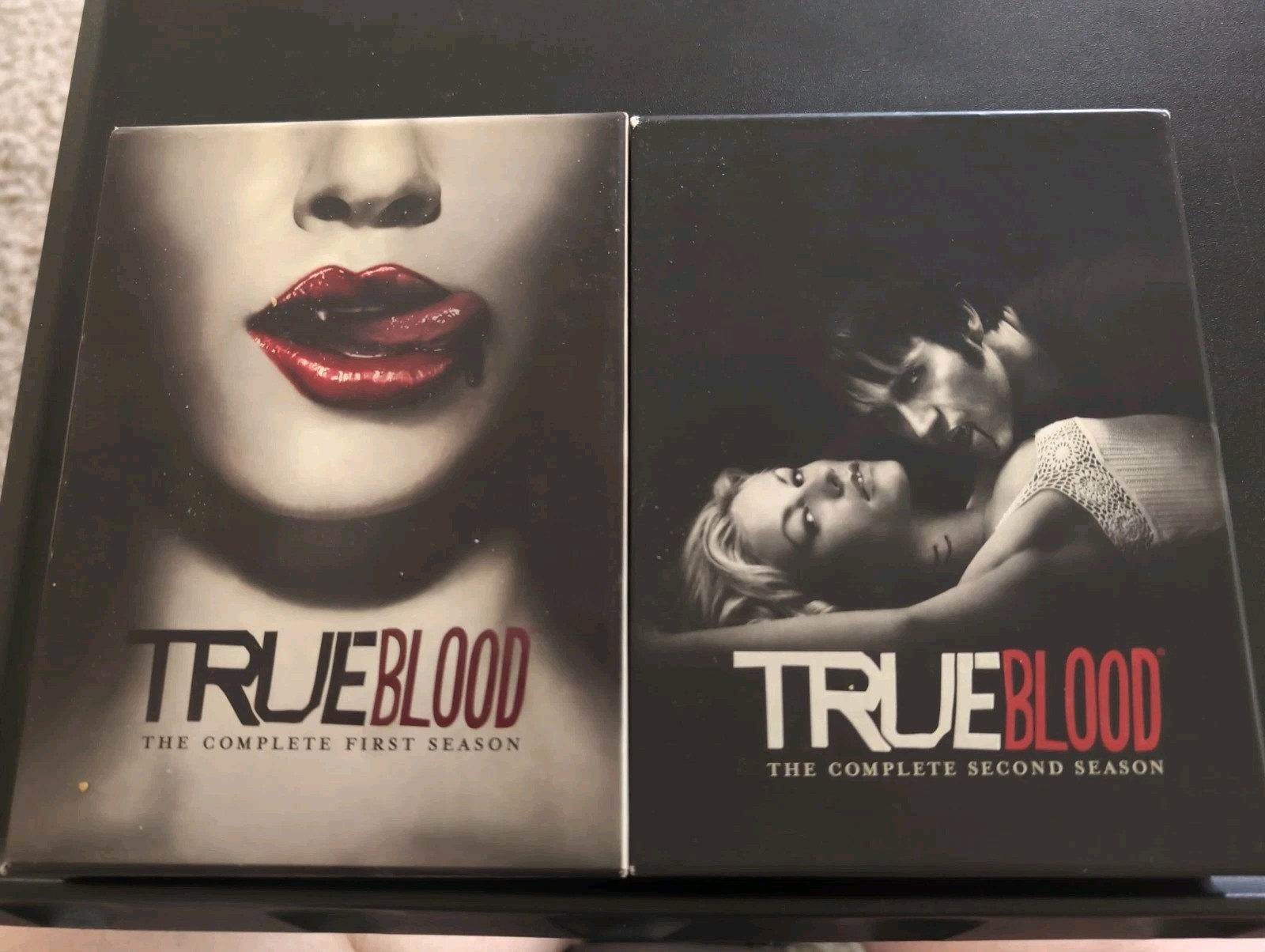 True Blood The Complete 1st and 2nd Season Blu Ray Vampire HBO Sookie 10 Discs