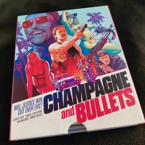 Champagnes and Bullets Blu-ray Slipcover Poster 2021 Vinegar Syndrome 3897/6000
