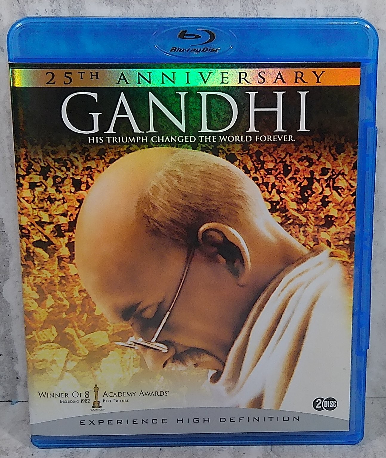 Gandhi Blu-ray 1982 25th Anniversary Ben Kingsley Richard Attenborough