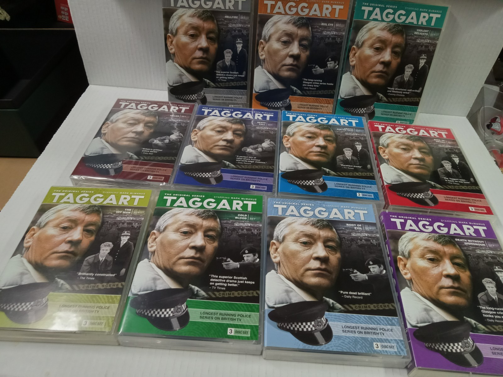 11 Vol TAGGART Scottish Police Series Set Original Series Pre Owned Complete