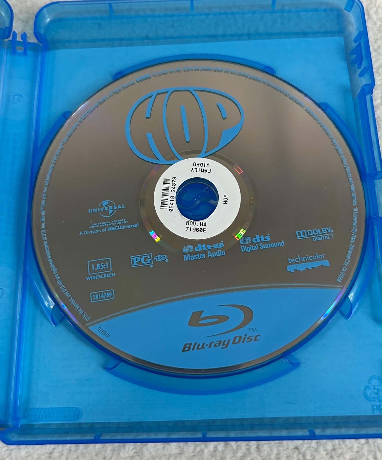 Blu-ray/DVD Lot Of 3: The Smurfs, Hop, Cloudy With Chance Meatballs Family Kids