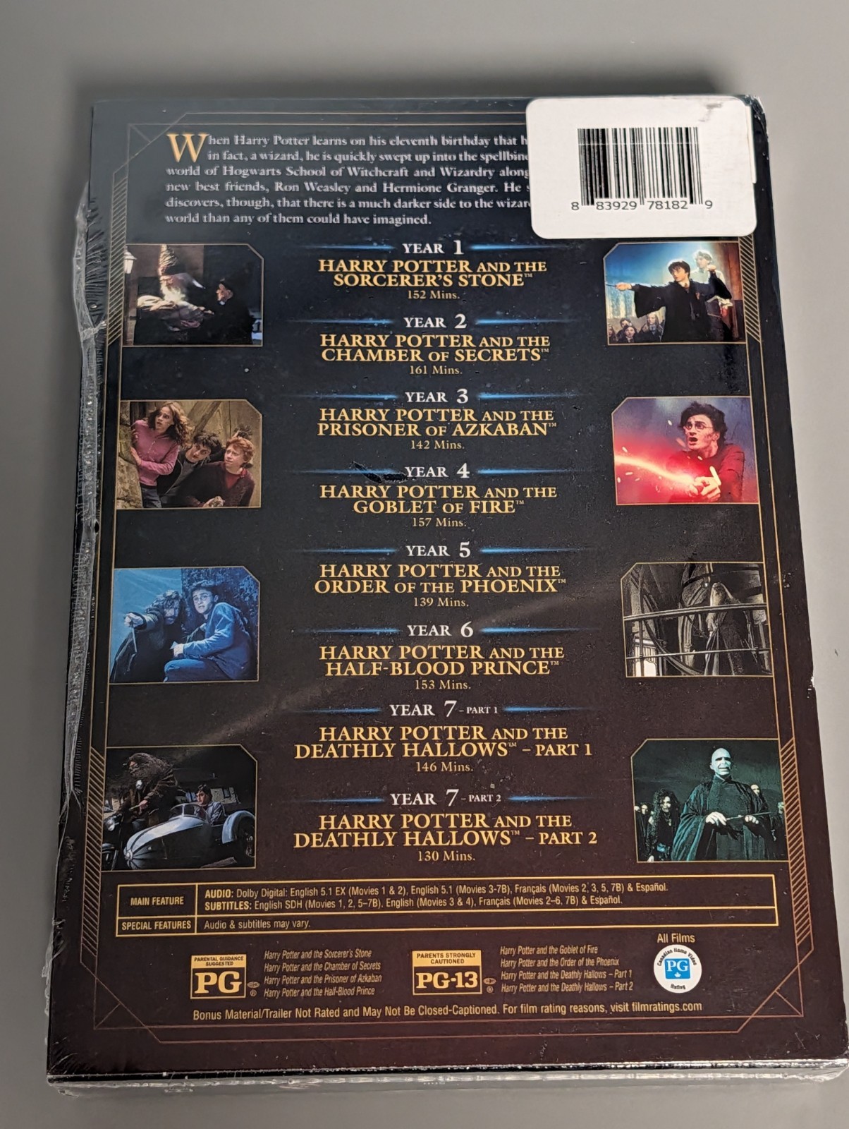 BRAND NEW & SEALED *HARRY POTTER 8-FILM COLLECTION* DVD BOX SET REGION 1