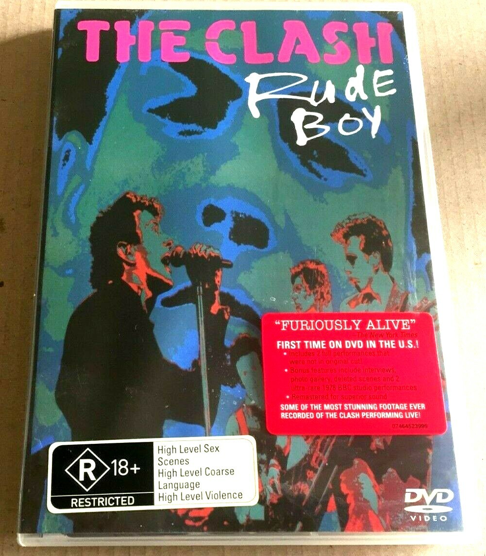 The Clash – Rude Boy – 127 Min Plus Bonus features – NTSC Region 0 – DVD