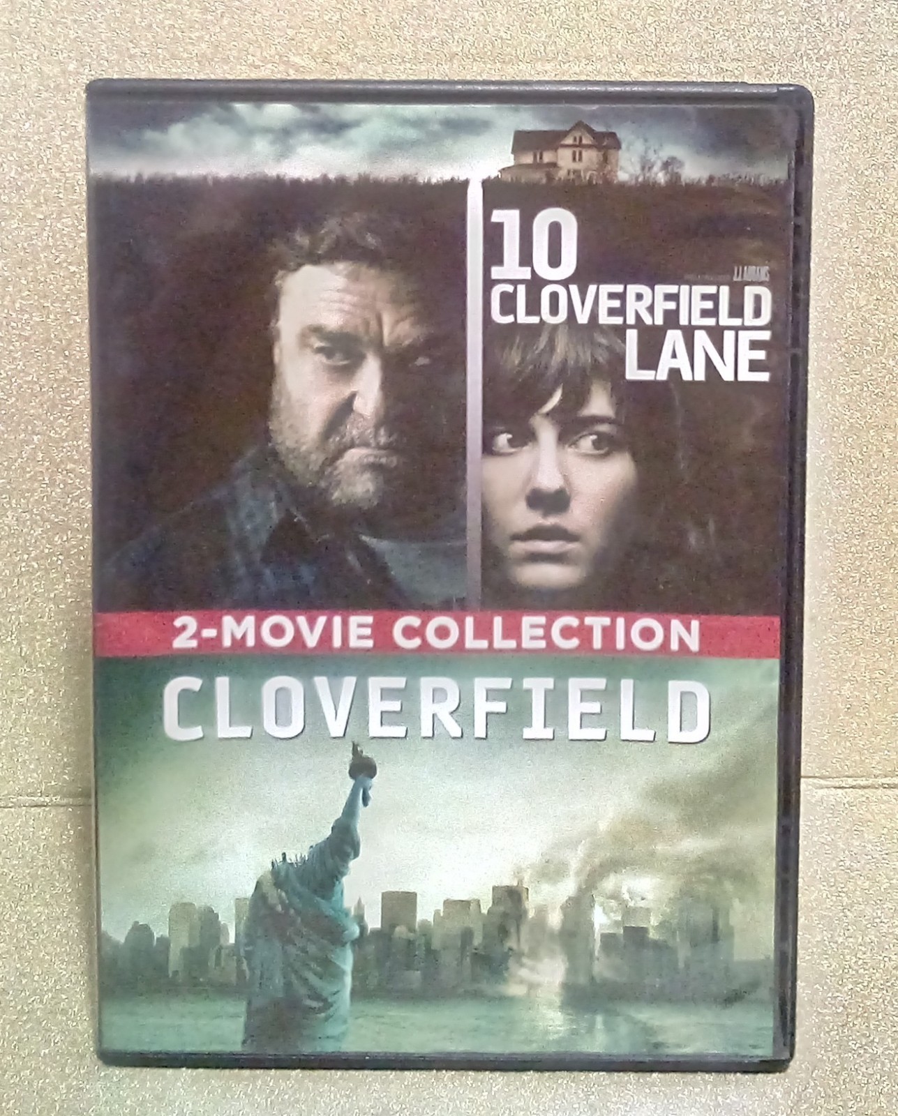 (1-1290) DOUBLE FEATURE: “10 CLOVERFIELD LANE” & “CLOVERFIELD” 2-DVD / PG13