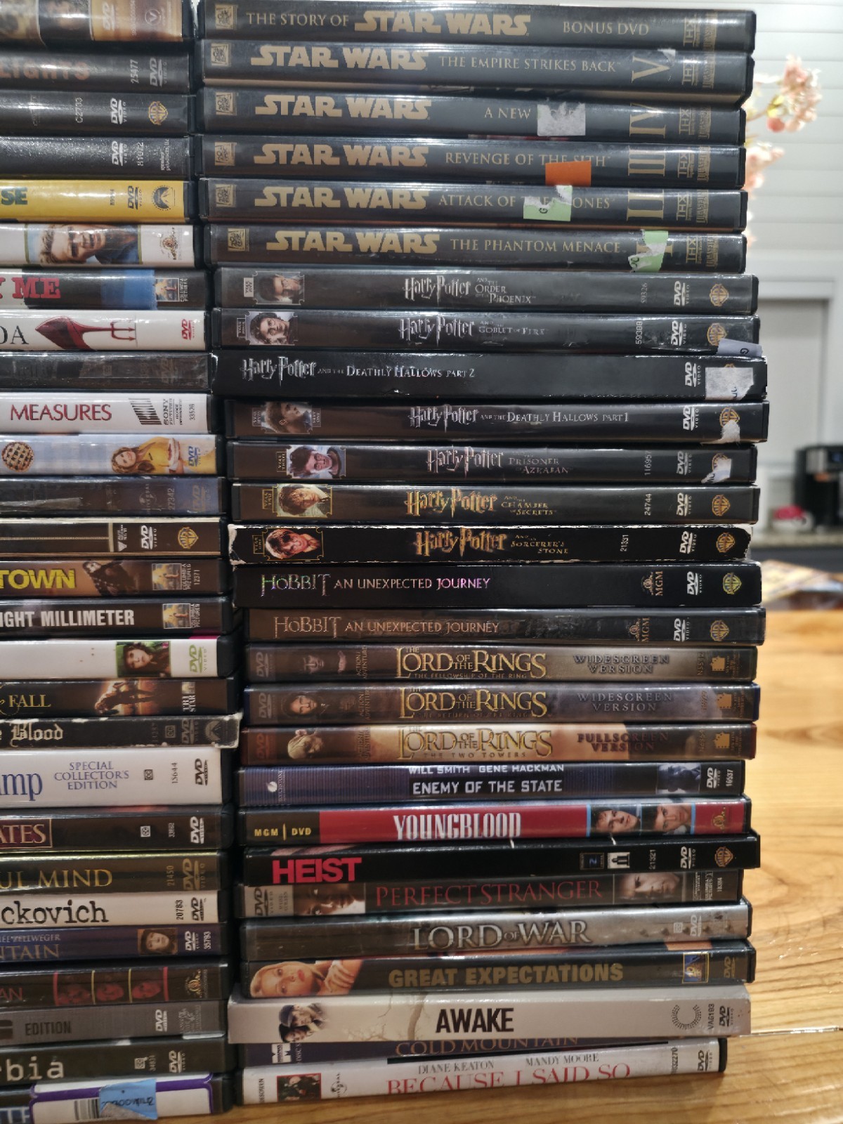 ​Massive 78 DVD Movie Lot – Star Wars, Harry Potter LOTR Action Drama & Classics