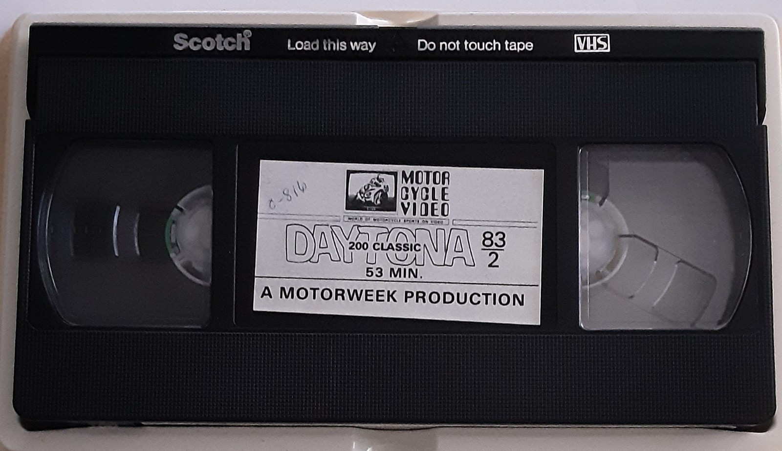 VHS Daytona 1983 World Of Motorcycle Sports On Video Motorweek Production- Rare