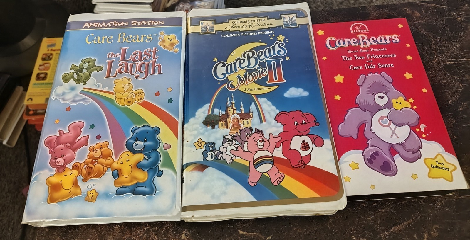 The Care Bears Movie Lot of 4 Vhs magical adventures Care Bear Adventures